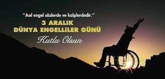 Yaşam akademisi tarafından hazırlanan dünya engelliler günü resim sergisi ve şöleni, 3 aralık saat 16.00'da malatyapark'ta! Engelliler Gunu Mesajlari Sozleri 3 Aralik Birbirinden Anlamli Guzel Duygusal Engelliler Gunu Kisa Uzun Sozleri Mesajlari
