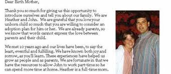 We need you to know that you will receive no judgement from us. Weisswrite Sample Birthmom Letter