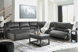 How to use charcoal in a living room? Clonmel Charcoal Sectional Living Room Group Speedyfurniture Com