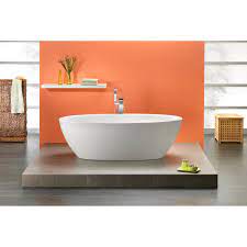 Ottofond freistehende badewanne pure 1x x. Freistehende Badewanne Latina 190 Cm X 94 Cm Weiss Kaufen Bei Obi
