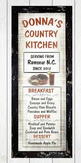 We will customize our products for you at no additional cost. Personalized French Country Diner Kitchen Primitive Home Decor Menu Wall Sign 1882357187