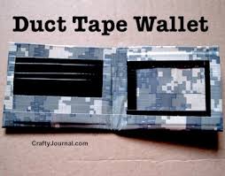 Repeat on the other half. Duct Tape Wallet