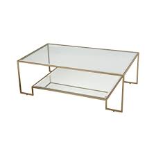 Shop for gold rectangle coffee table at bed bath & beyond. Rectangular Coffee Table In Gold Leaf Clear Glass Mirror Finish With Frame Base Material Walmart Com Walmart Com