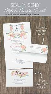 Seal N Send Wedding Invitations With Designs To Fit All Types Of Themes Affordable All In One Style And Easy To Mail With No Envelopes Required Shop All Ou