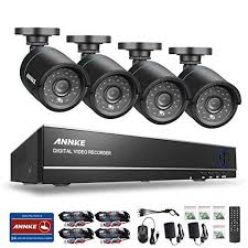 Annke 8channel Video Security System 720p Hd Dvr And 4 720p 10 Megapixel Indooroutdoor F Camera Surveillance System Cctv Security Systems Video Security System