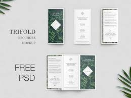 Free Trifold Brochure Mockup Brochure Mockup Free Brochure Mockup Psd Trifold Brochure