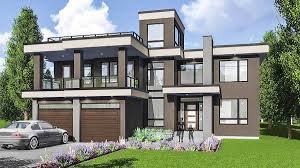 Modern House Plan With Roof Top Deck 81683ab Architectural Designs House Plans Climb the stairs to the fabulous third floor roof top deck that offers wonderful views in.