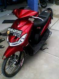 Modifikasi mio soul gt drag 125 ring 17 warna merah hitam via seribumotorgaul.blogspot.com. 80 Modifikasi Motor Mio Merah Marun Sobat Modifikasi