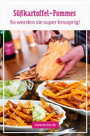 Susskartoffel Pommes Selber Machen So Geht S Lecker Pommes Selber Machen Susskartoffel Pommes Rezepte