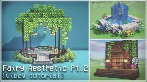 Here you can share your minecraft builds and seek advice and feedback from like minded builders! Minecraft Fairy Aesthetic Builds Pt 2 Fairytail Cottagecore Fairycore Fairy Kelpie The Fox Youtube