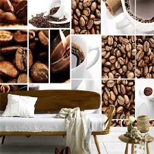 الجدار الديكور ورقة 3d حبوب البن لغز غرفة المعيشة غرفة طعام الفندق كوفي شوب تغطي الجدار الجداريات 3d ورق الحائط ديكور المنزل Wall Papers Home Decor Wall Coveringwall Paper Aliexpress