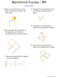 Maybe you would like to learn more about one of these? Difficult Matchstick Puzzles