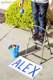 How do you spell water balloons. Water Balloon Painting Activity
