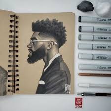 Tour Of Jmr Art S Finished Toned Tan Sketchbook Take A Look At The Stylish Portraits Inside Strathmore Tonedpaper Tonedtan Art Animation Art Marker Art