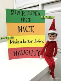 Simply download the free font wolf in the city to you computer before opening our pdf below and editing the text box with your child's name. Fun Elf Idea Naughty And Nice List Free Printable Mama Cheaps