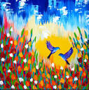 Buy Bright Art, Bright Painting, Bright Paintings, Colourful Art ...
