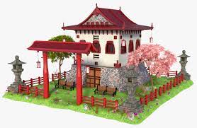We are vermont's premier japanese restaraunt. 3d Japan Japanese House Model Turbosquid 1340345