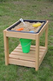 Sand Table With Cover Water Table Outdoor Play Table Etsy Sand Table Sand And Water Table Water Table Diy
