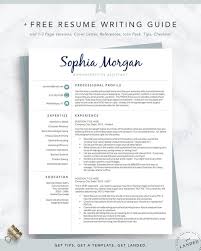 Executive assistant resume examples & samples. Executive Assistant Resume Template For Word And Pages 1 2 Etsy
