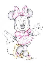 Minnie Mouse Disney Cartoon Colour Pencil Drawing Disney Pencil Drawings Disney Drawings Minnie Mouse Drawing How to draw mickey mouse on the drawing factory.