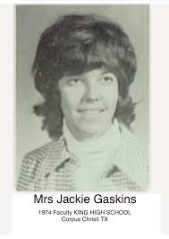 RIP JACQUELYN (Thompson, Salutatorian PHS '64)GASKINS Daughter of JACK &  EVELYN (BLANKENSHIP) THOMPSON 1946-2025 * Jacquelyn and her husband lived  in Corpus where she taught at King High School. I do not