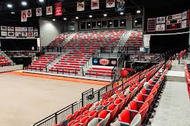 Jacksonville State University, Pete Mathews Coliseum arena seating models  30.52.00.30 Patriot and Infinity Seat Modules