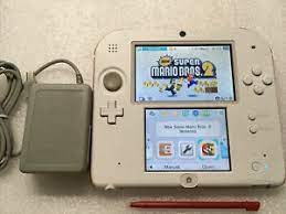 2, un juego para nintendo 3ds. Nintendo 2ds Blanco Y Rojo Sistema De Juego Mario Bros 2 Pre Instalado Consola M13 Ebay