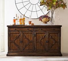 This type of pendant is perfect for enhancing your overall home design theme while bringing practical light to the level where you need it. Lorraine Buffet Table Pottery Barn