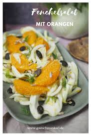 Frischer Fenchelsalat Mit Orangen In 2020 Fenchelsalat Gesunde Herbstrezepte Fenchelsalat Rezept