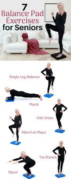 7 Balance Pad Exercises For Seniors Senior Fitness Exercise Flexibility Workout