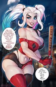 Authentic action with Harley Quinn - pre the mission