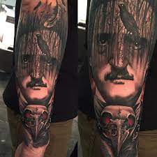 The last strophe, the most painful and darkened, has been written in my skin as here reads: Edgar Allan Poe Raven Tattoo Novocom Top