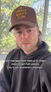 We’re not letting our drummer film