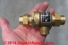 Backflow preventer vent