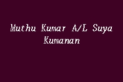 Na portále firmy.euro.cz obsahuje pouze takové informace, které lze dle zákona č. Muthu Kumar A L Suya Kumanan Peguam In Kuantan