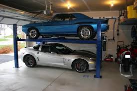 4 Post Storage Lift At Home Page 5 Yellow Bullet Forums Garage Lift Garage Car Lift Garage Design