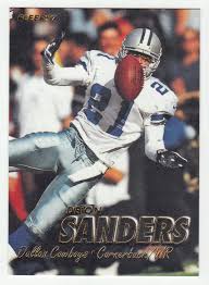 Deion sanders cowboys jerseys, tees, and more are at the official online store of the nfl. Deion Sanders 251 1997 Fleer Football Nfl Football Cards Football Is Life Cowboys Nation