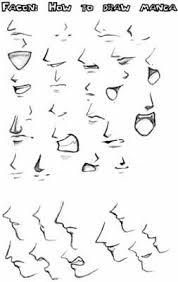 Epingle Par Tsubasa Sur Modele Dessin Visage Dessin De Visage Bouche Manga