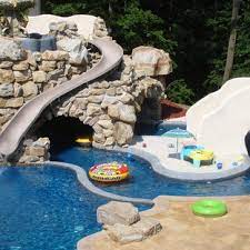 63 invigorating backyard pool ideas pool landscapes designs home via sebringdesignbuild.com. 75 Beautiful Contemporary Water Slide Pictures Ideas July 2021 Houzz