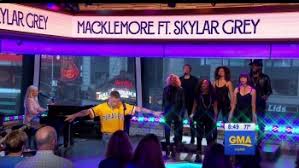 The single debuted and peaked at number 40 on the billboard hot 100 chart. Hdtv Macklemore Skylar Grey Glorious Good Morning America 8 10 2017 720p Sharemania Us