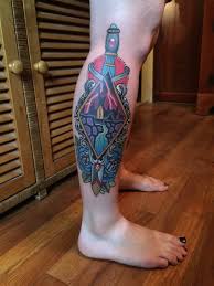 Got a tattoo I wasn't crazy about turned into this awesome Space Pirate leg  piece. By Jamie Santos