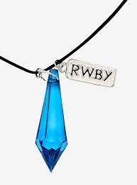 Rwby Blue Dust Crystal Necklace Crystal Necklace Crystals Rwby