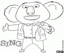 Eddie noodleman, a sheep of sing. Sing Coloring Pages Printable Games