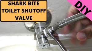 2 coils of 5 ft, 1/4 pex tubing. Leaking Toilet Shutoff Valve Install Sharkbite Toilet Shutoff Valve How To Remove Sharkbite Diy Youtube