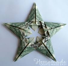 If you're looking for an easy, inexpensive paper decoration for a christmas or new year's eve party, then this is the craft for you. Money Gift Origami Stars Christmas Ornament Homemade Christmas Ornaments