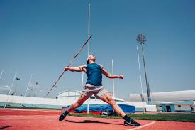 The javelin throw is a track and field event where the javelin, a spear about 2.5 m (8 ft 2 in) in length, is thrown. Javelin Technique The Block Thomas Rohler Offizielle Website