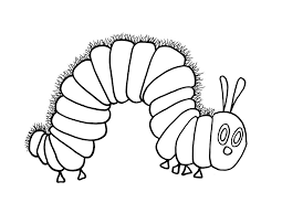 Je stempelt met ballonnetje rupsdeeltjes naast elkaar. Kleurplaat Rupsje Rupsje Nooitgenoeg Hongerige Rups Rups