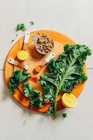 Sunflower Coated Cheesy Kale Chips Minimalist Baker Recipes Recipe Kale Chips Cheesy Kale Chips Healthy Eating Breakfast