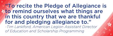 This is a promise that we will always be true to our country and our special red, white and blue flag represents us and all 50 states in our country. The Pledge Of Allegiance Patriotism Vs Protest Spark