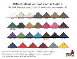 10 Oz Cotton Canvas Colors Vat Dyed Colors In 10oz Cotton Duck